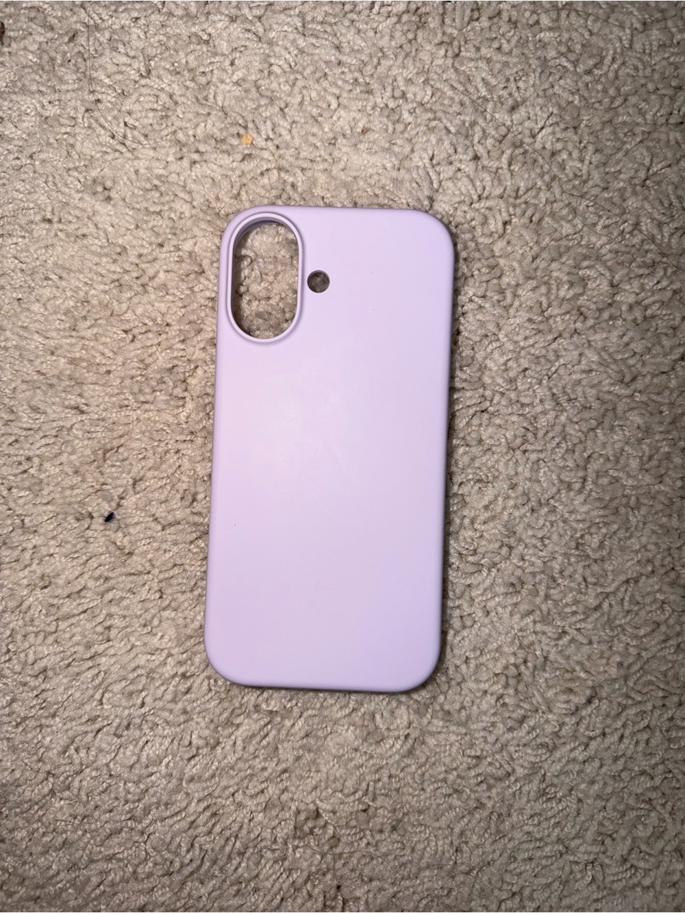 Lilac Silicone Phone Case for iPhone 17